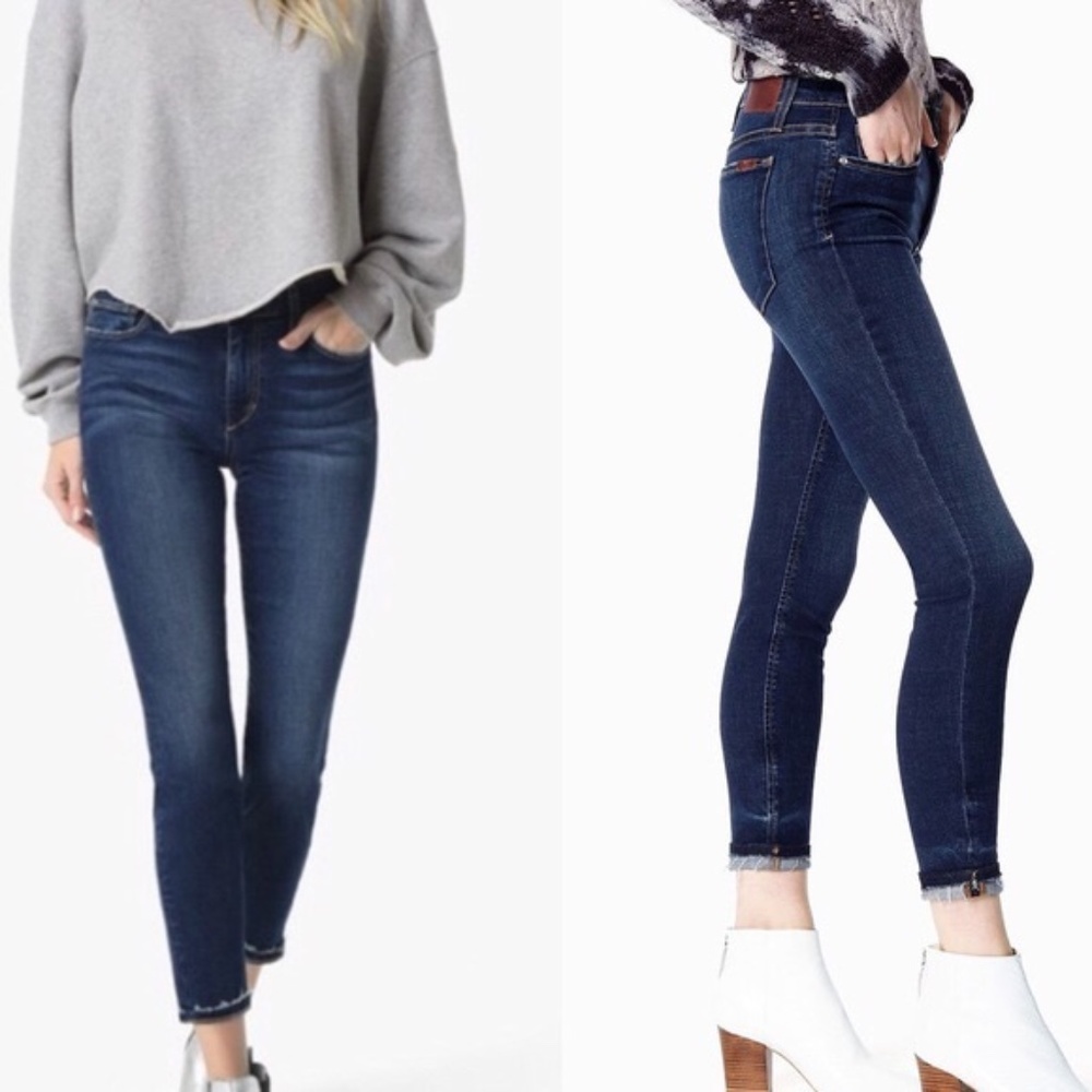 Joe’s Jeans Dark Wash Cropped Skinny